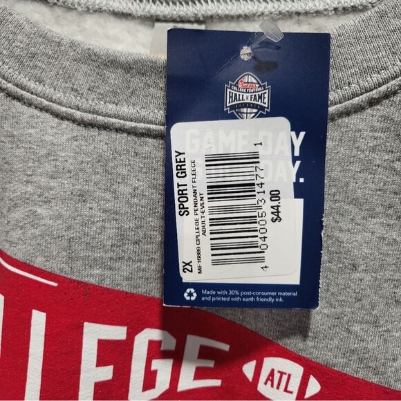Gildan heavy blend sweatshirt College of ATL NWT size 2X - Picture 5 of 8